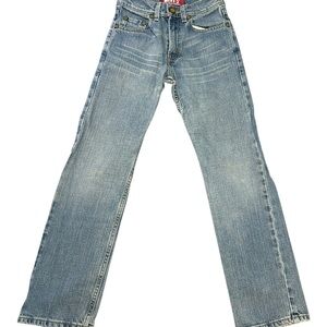 Boys Levi’s 514 Slim Straight Jeans Size 24x26.5 Adjustable Waist|Classic Denim